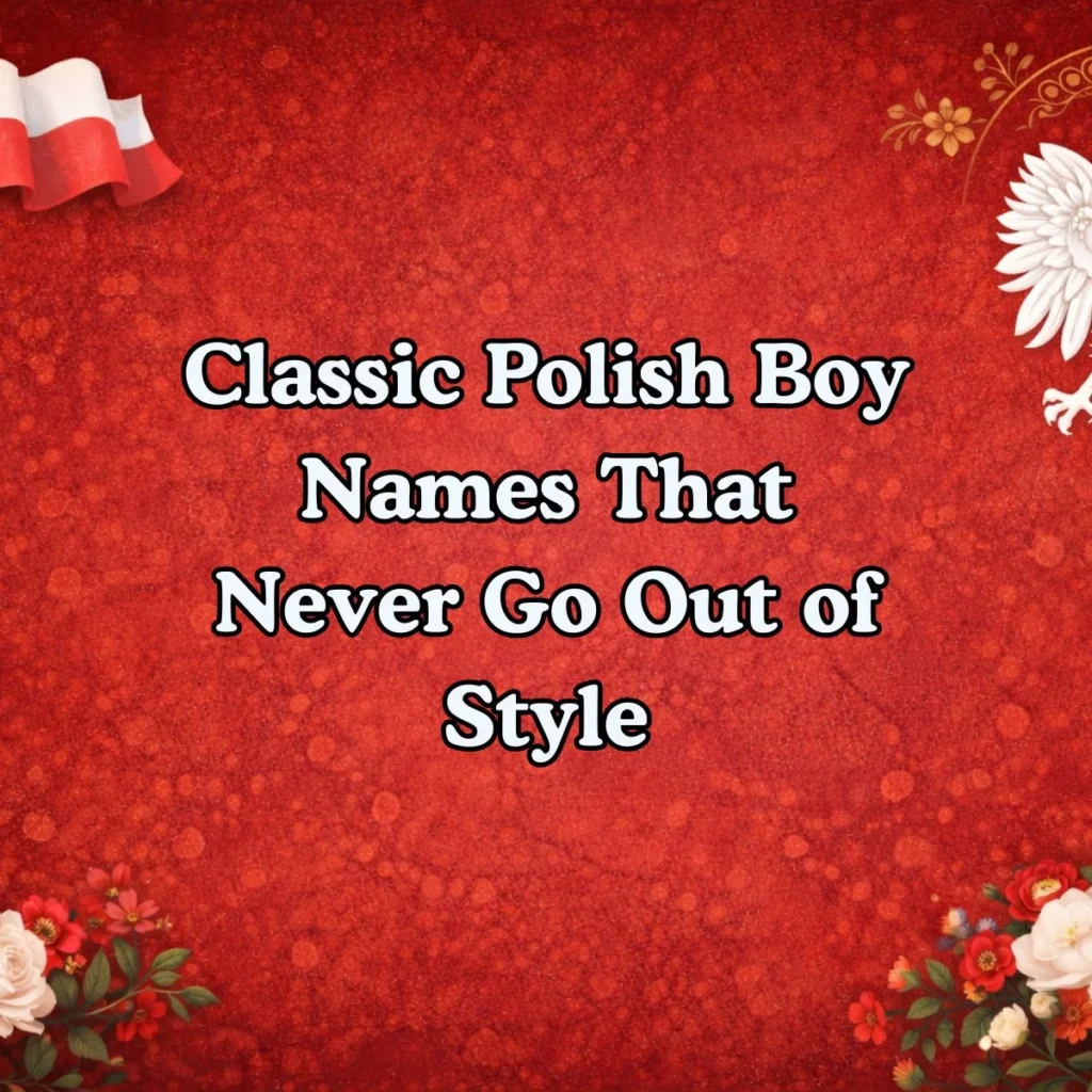 Classic Polish Boy Names That Never Go Out of Style