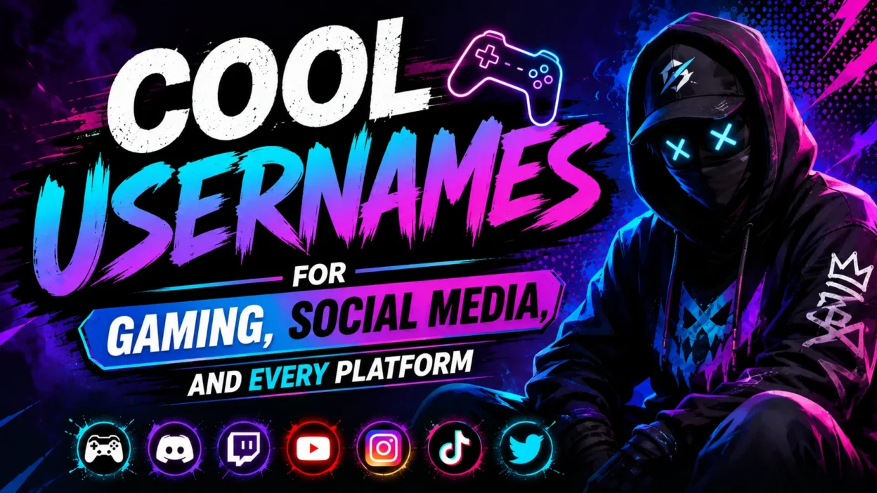 Cool Usernames for Gaming, Social Media, and Every Platform