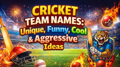 Cricket Team Names Unique, Funny, Cool & Aggressive Ideas