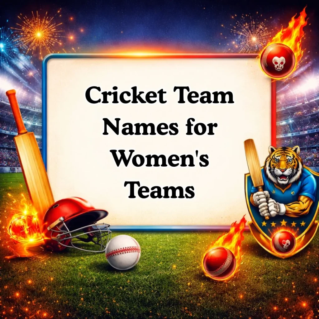 Cricket Team Names for Women's Teams