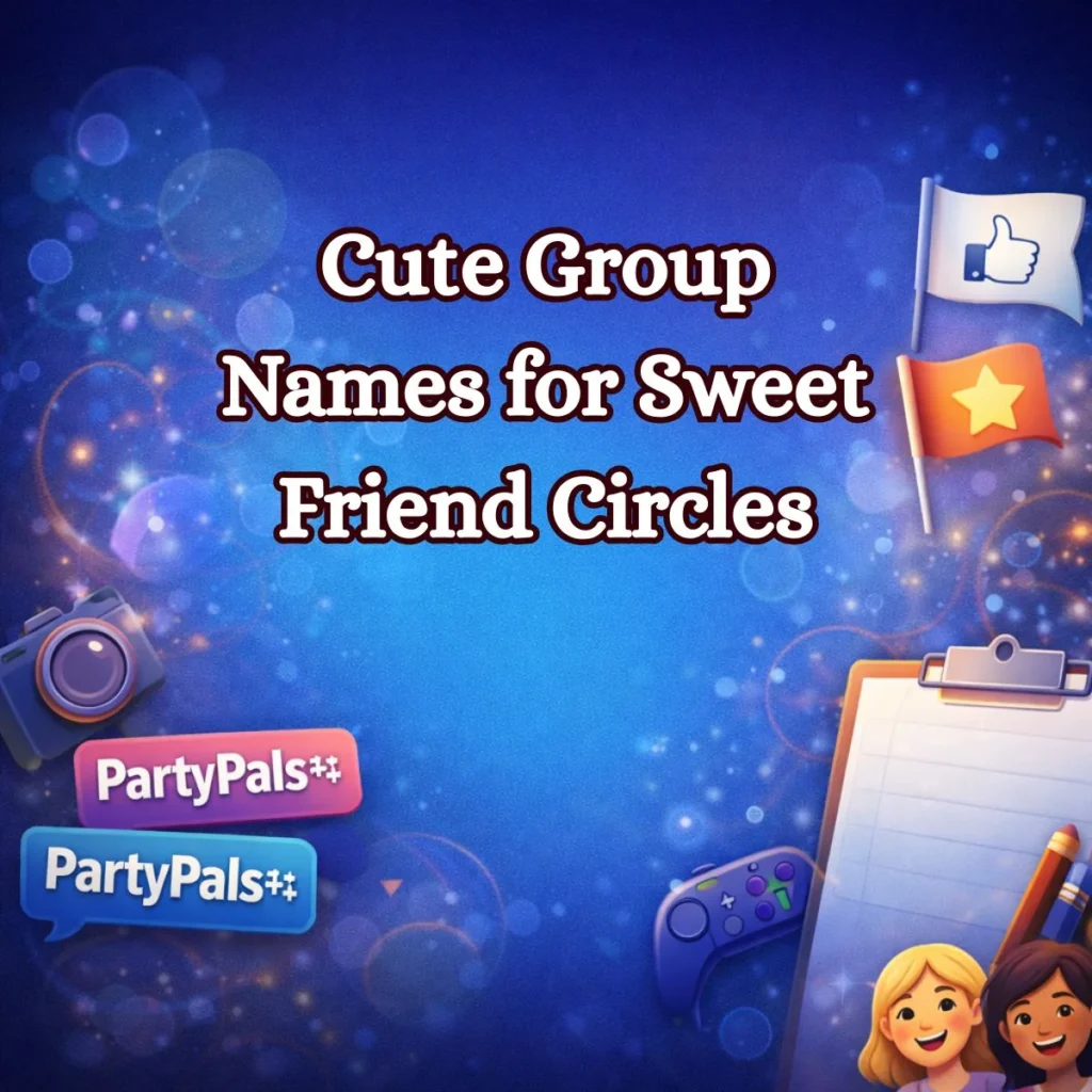 Cute Group Names for Sweet Friend Circles