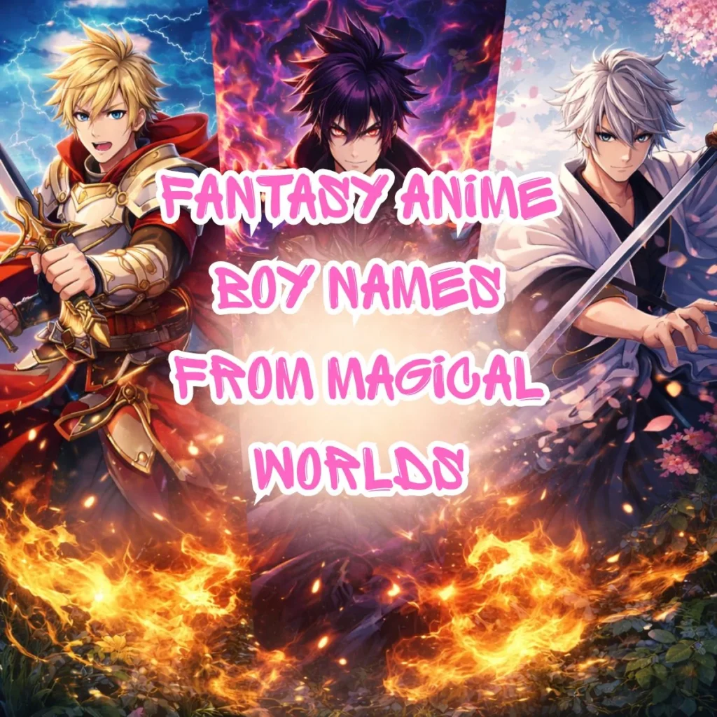 Fantasy Anime Boy Names from Magical Worlds