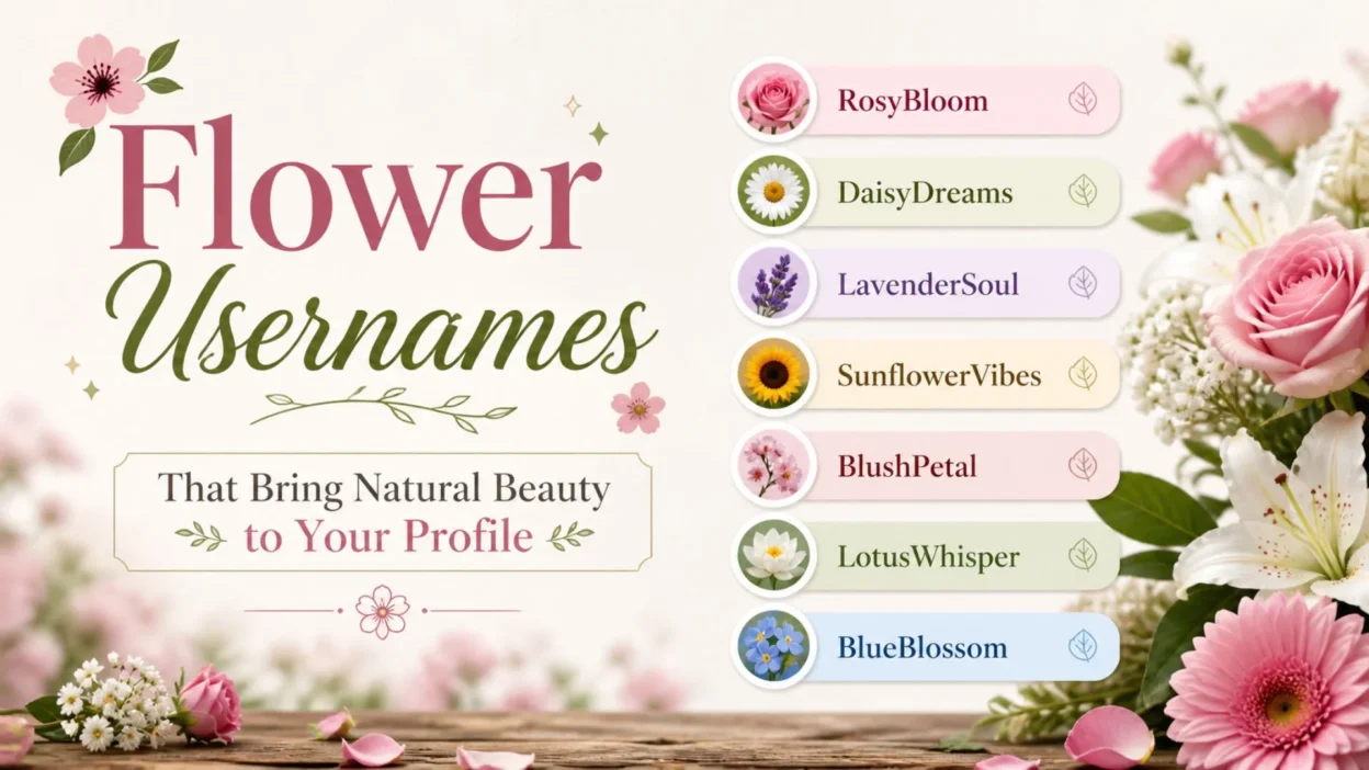 Flower Usernames That Bring Natural Beauty to Your Profile