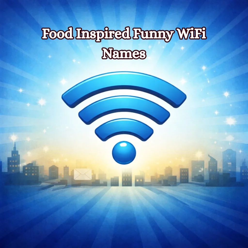 Food Inspired Funny WiFi Names