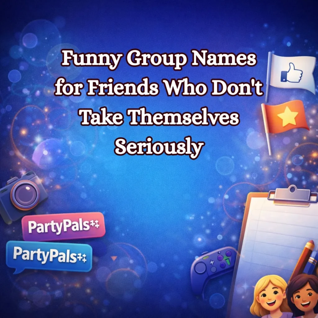 Funny Group Names for Friends Who Don't Take Themselves Seriously