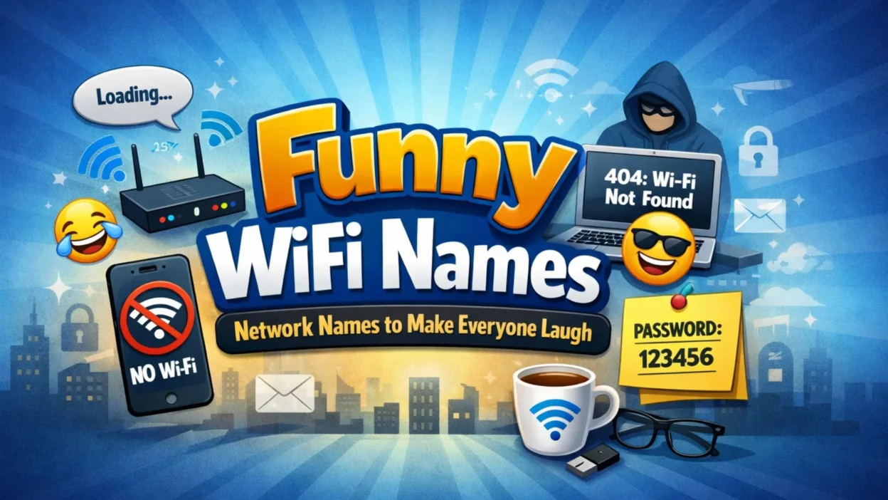 Funny WiFi Names Network Names to Make Everyone Laugh