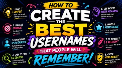 How to Create the Best Usernames That People Will Remember