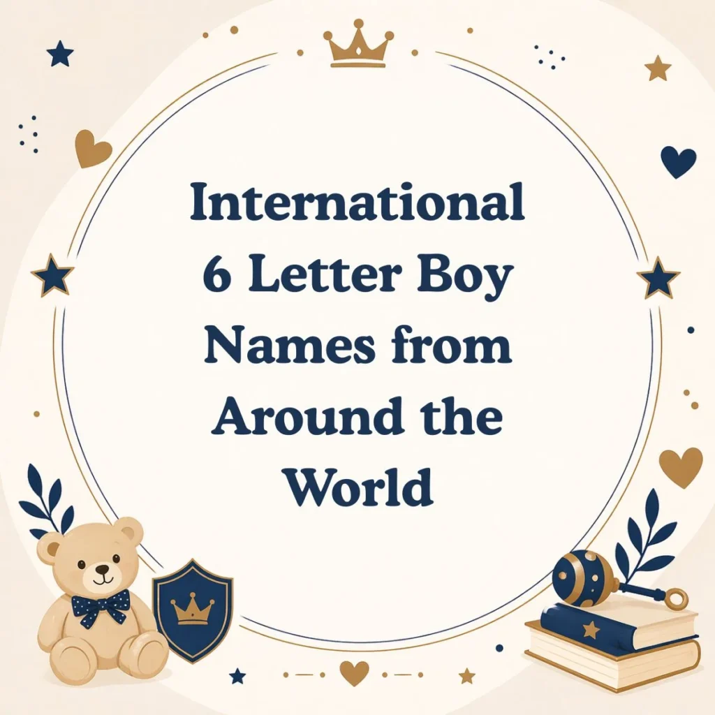International 6 Letter Boy Names from Around the World