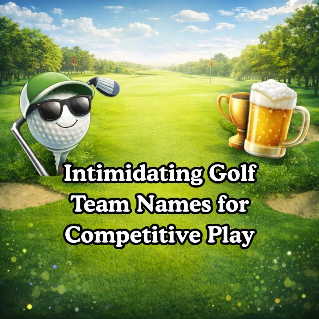 Intimidating Golf Team Names for Competitive Play
