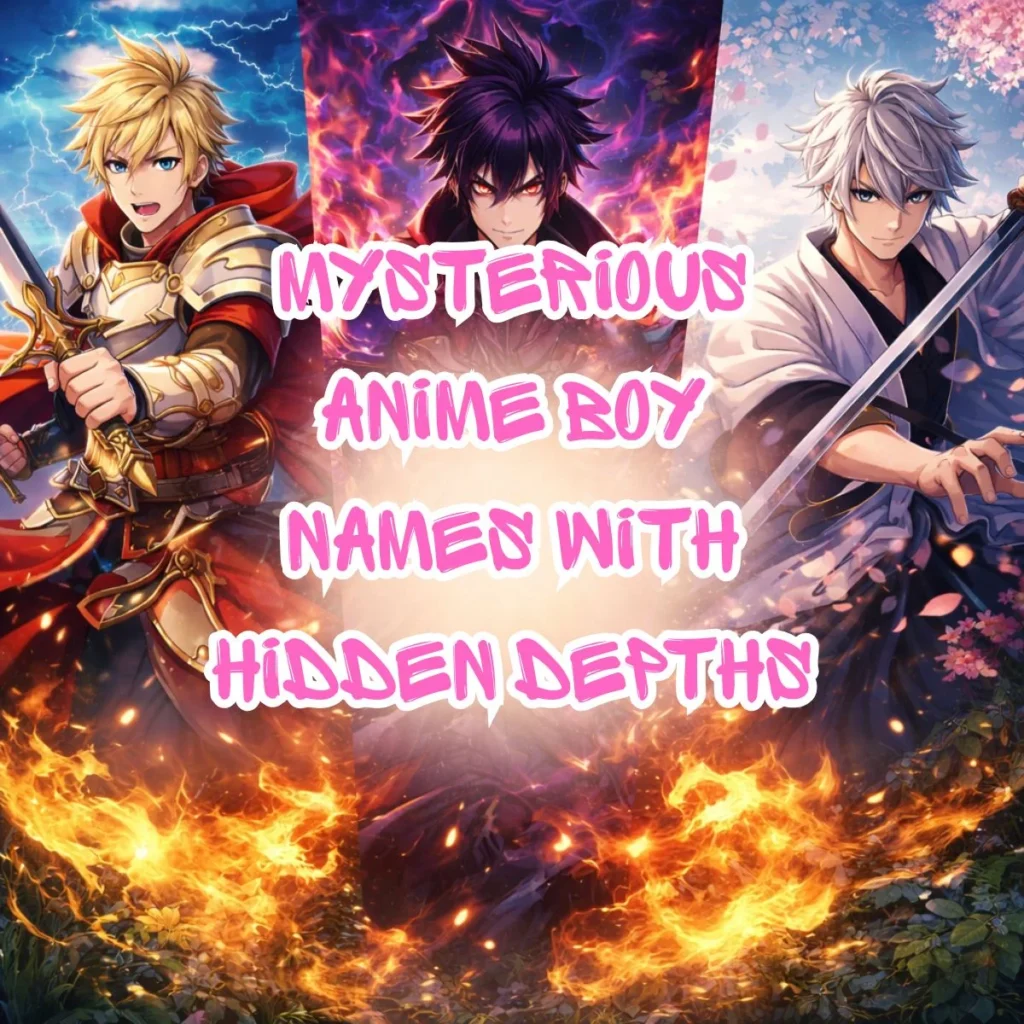 Mysterious Anime Boy Names with Hidden Depths