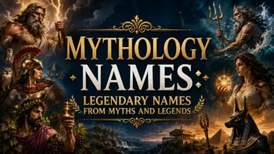 Mythology Names Legendary Names from Myths and Legends
