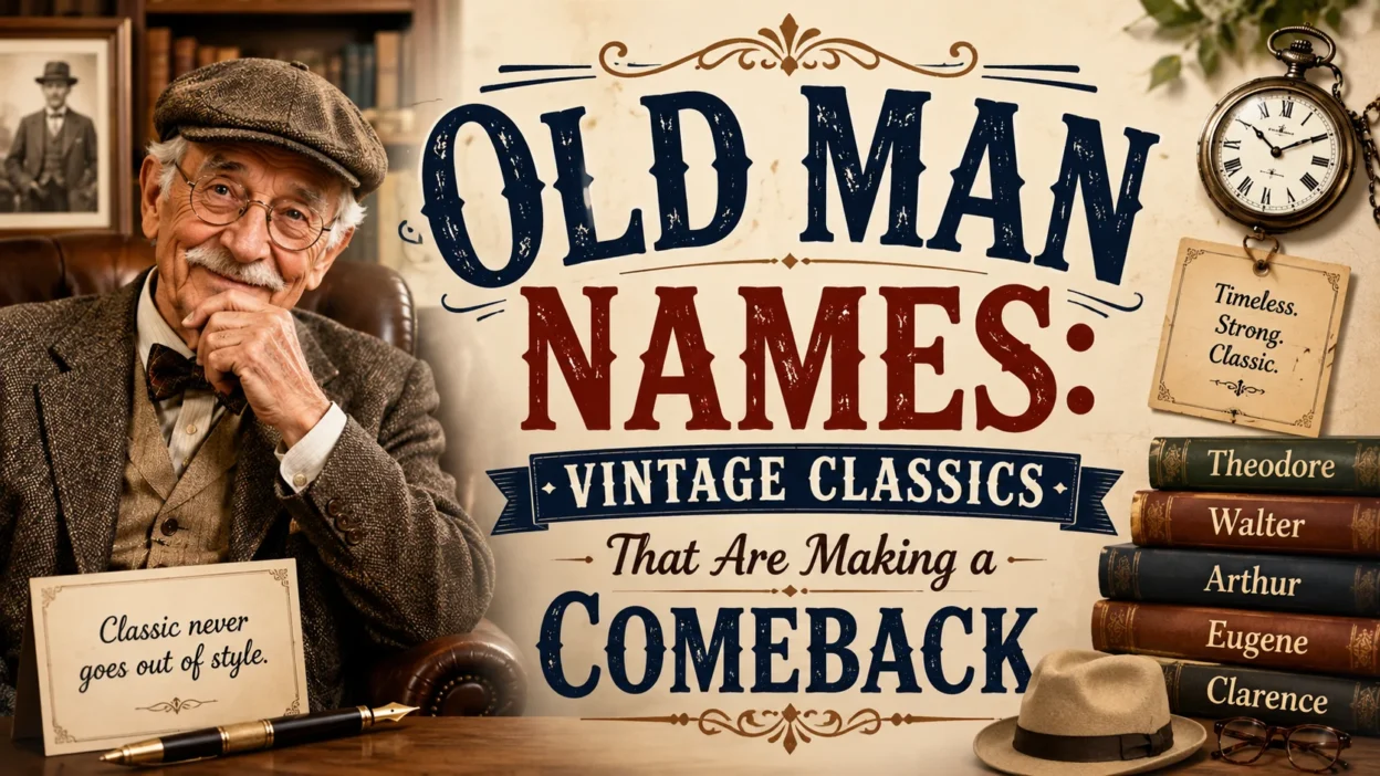 Old Man Names Vintage Classics That Are Making a Comeback