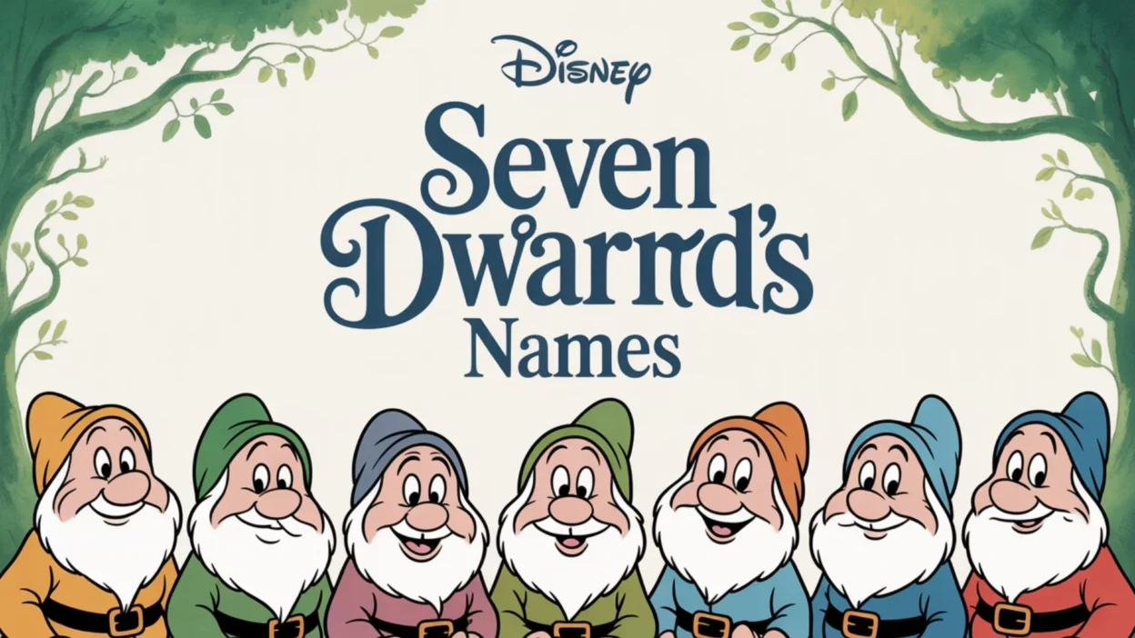 Seven Dwarfs Names A Guide to Disney's Beloved Characters