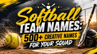Softball Team Names 500+ Creative Names for Your Squad