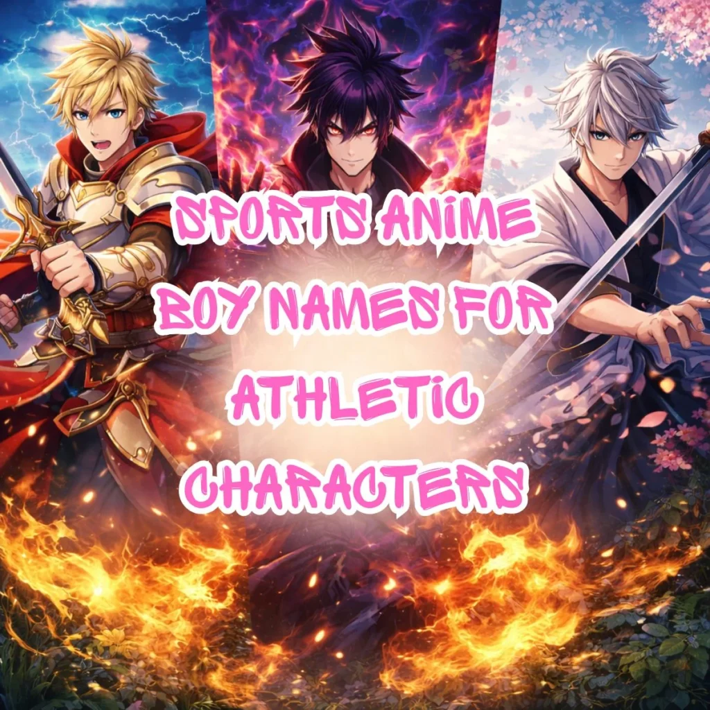Sports Anime Boy Names for Athletic Characters