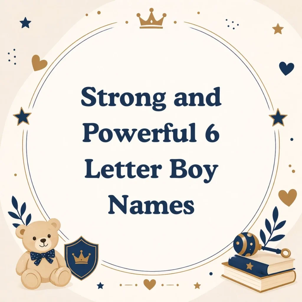 Strong and Powerful 6 Letter Boy Names