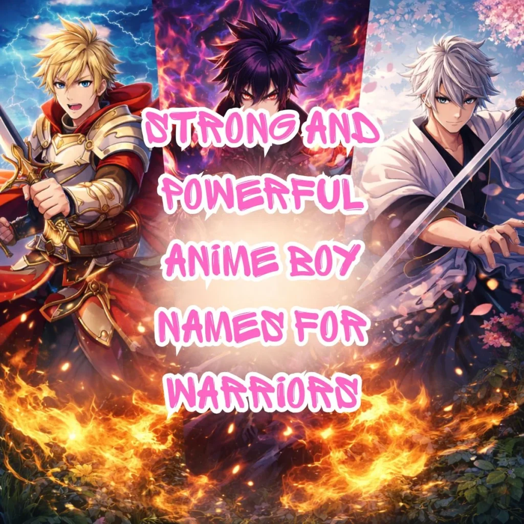 Strong and Powerful Anime Boy Names for Warriors
