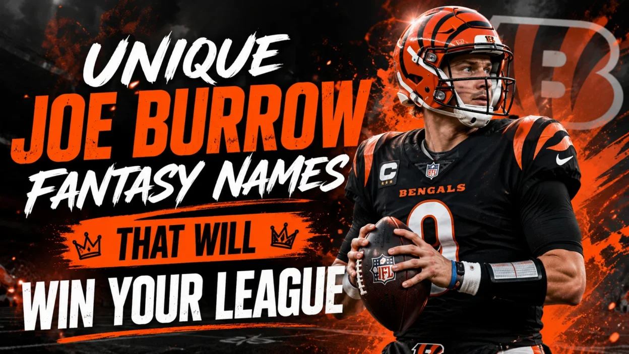 Unique Joe Burrow Fantasy Names That Will Win Your League