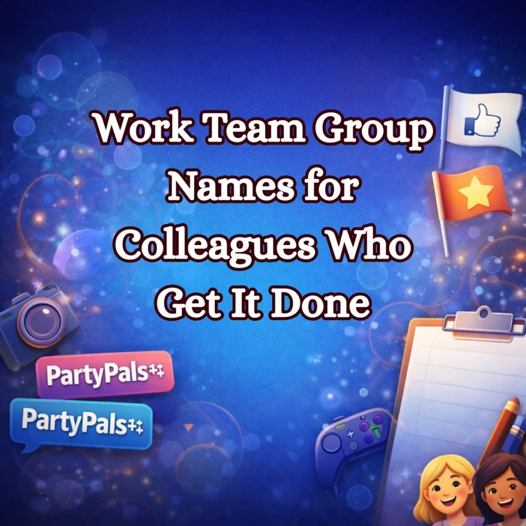 Work Team Group Names for Colleagues Who Get It Done