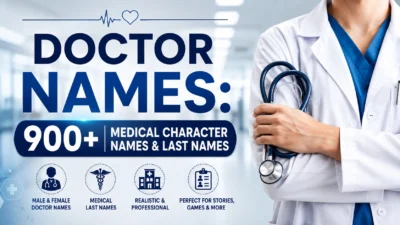 Doctor Names 900+ Medical Character Names & Last Names