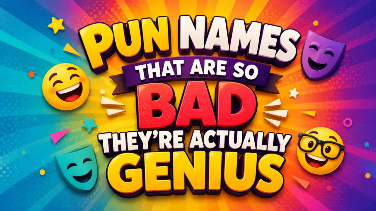 Pun Names That Are So Bad They're Actually Genius 🎭😄