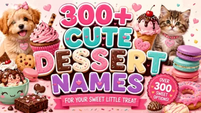 300+ Cute Dessert Names for Your Sweet Little Treat
