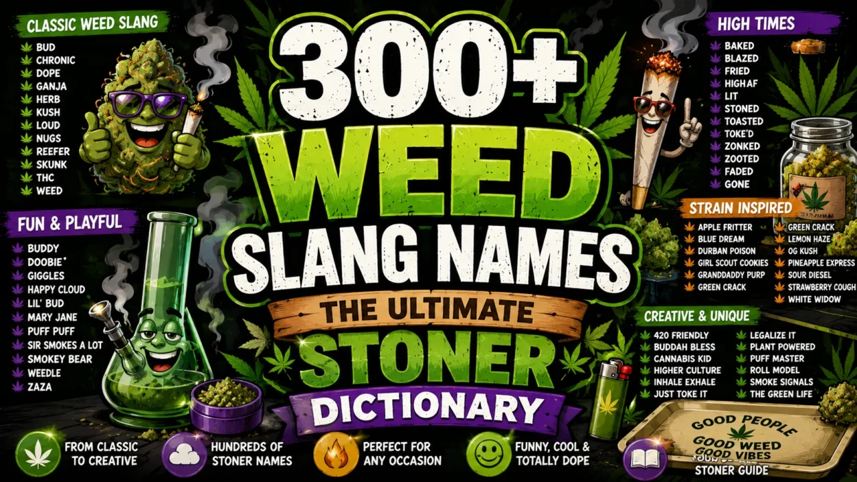 300+ Weed Slang Names The Ultimate Stoner Dictionary