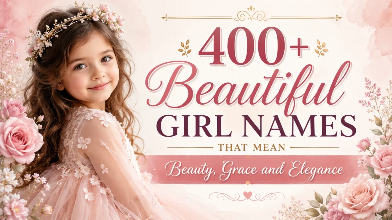 400+ Beautiful Girl Names That Mean Beauty, Grace and Elegance