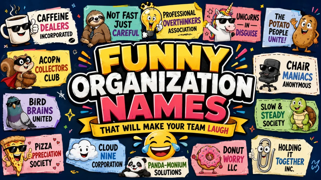 Funny Organization Names That Will Make Your Team Laugh