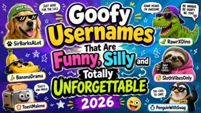 Goofy Usernames That Are Funny, Silly and Totally Unforgettable