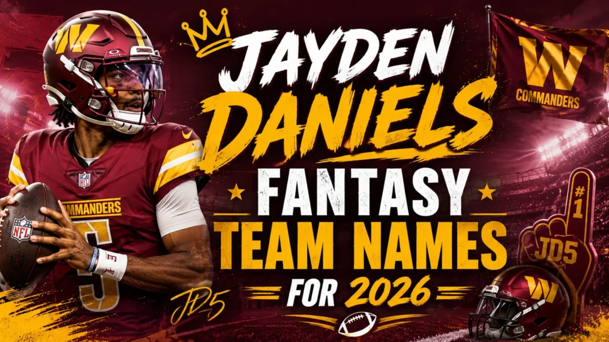 Jayden Daniels Fantasy Team Names for 2026 🏈