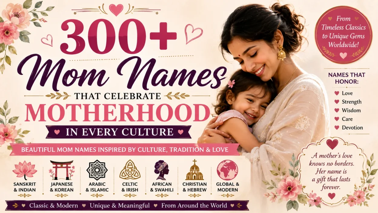 300+ Mom Names That Celebrate Motherhood in Every Culture