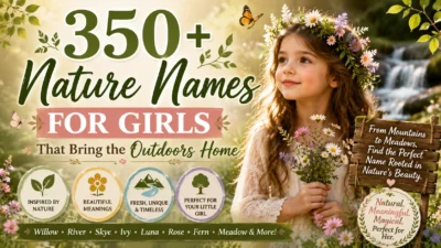 350+ Nature Names for Girls That Bring the Outdoors Home