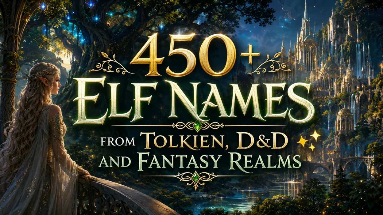 450+ Elf Names From Tolkien, D&D and Fantasy Realms ✨
