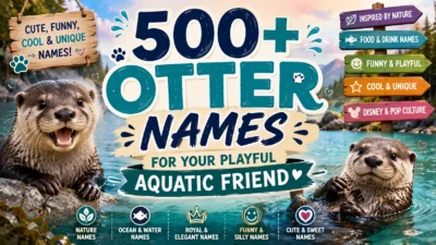 500+ Otter Names For Your Playful Aquatic Friend