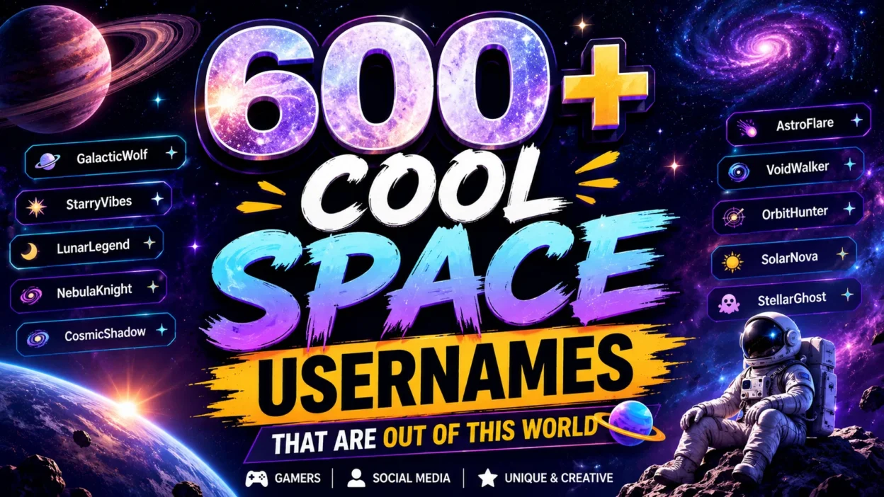 600+ Cool Space Usernames That Are Out of This World 🪐