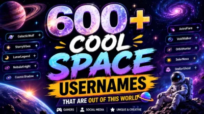 600+ Cool Space Usernames That Are Out of This World 🪐