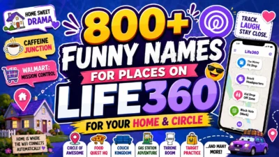 800+ Funny Names for Places on Life360 for Your Home & Circle