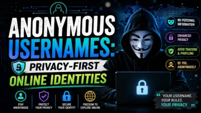 Anonymous Usernames Privacy-First Online Identities