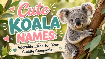 Cute Koala Names Adorable Ideas for Your Cuddly Companion