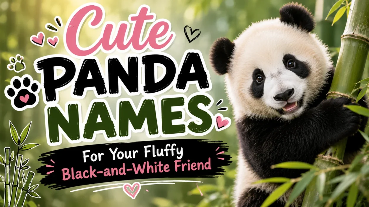 Cute Panda Names For Your Fluffy Black-and-White Friend