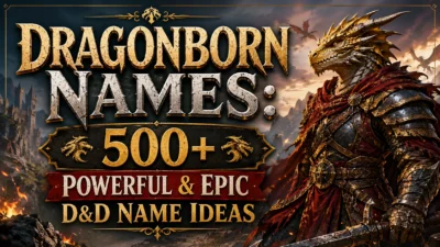 Dragonborn Names 500+ Powerful & Epic D&D Name Ideas