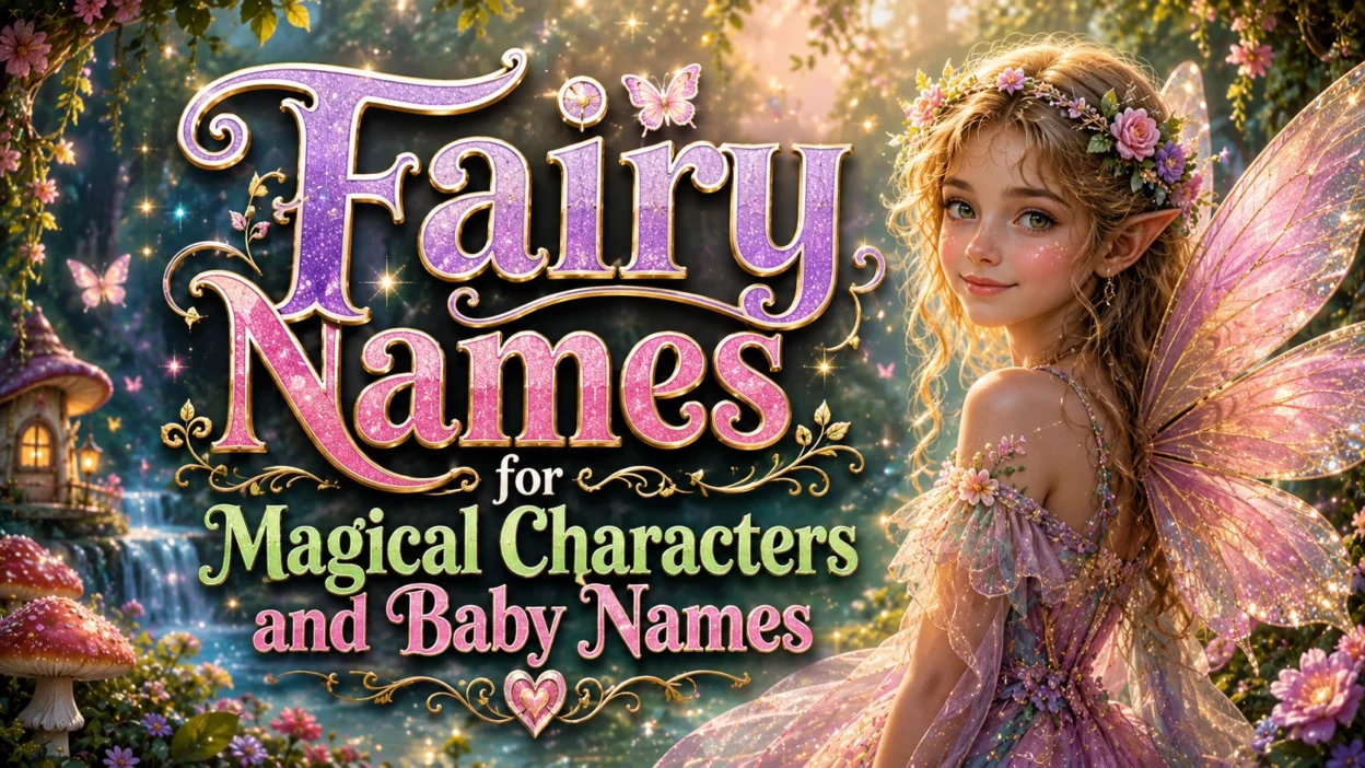 Fairy Names for Magical Characters and Baby Names 🧚_♀️