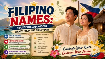 Filipino Names Traditional and Modern Names from the Philippines