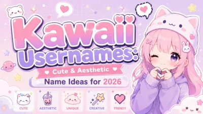 Kawaii Usernames Cute & Aesthetic Name Ideas for 2026