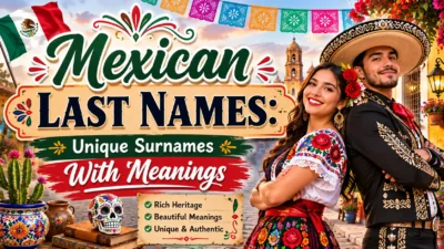 Mexican Last Names Unique Surnames With Meanings