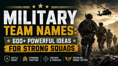 Military Team Names 600+ Powerful Ideas for Strong Squads