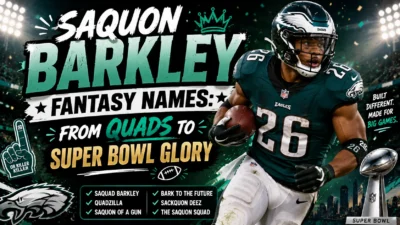 Saquon Barkley Fantasy Names From Quads to Super Bowl Glory