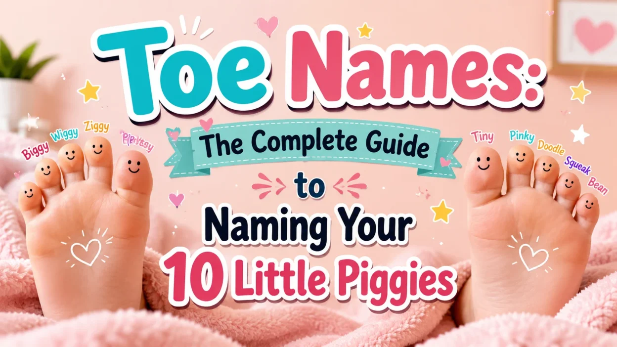 Toe Names The Complete Guide to Naming Your 10 Little Piggies