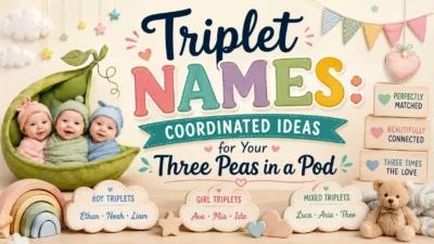 Triplet Names Coordinated Ideas for Your Three Peas in a Pod
